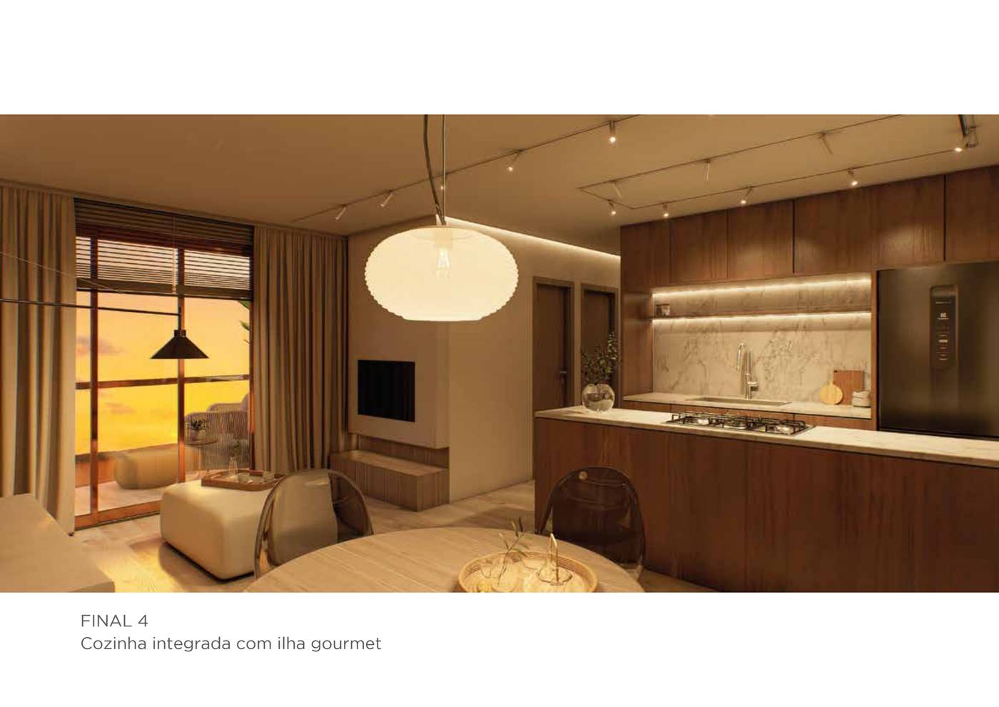 Sunny Apartments: perspectiva ilustrativa 6